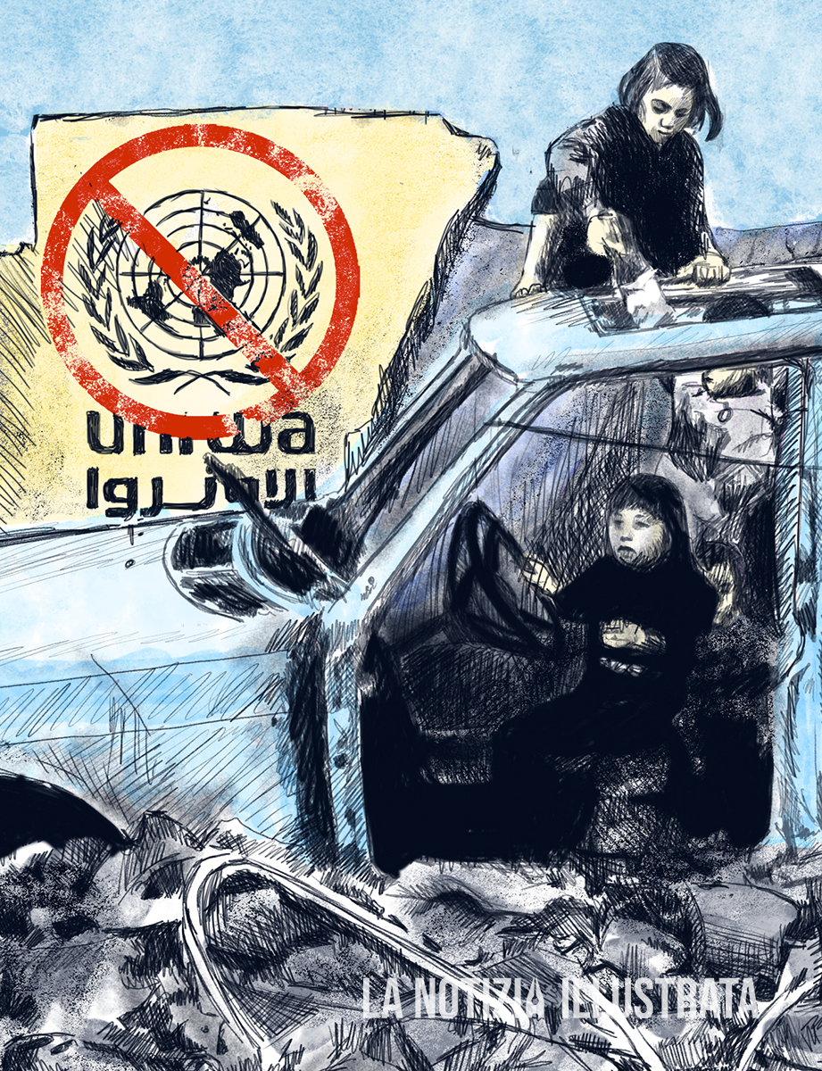 Israele mette al bando l’Unrwa, conseguenze devastanti.
