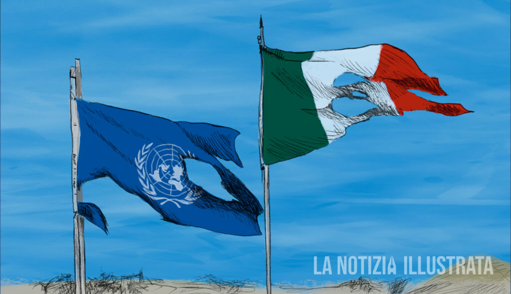 Razzi sulla base italiana in Libano